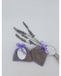 100% Natural Lavender Flower Sachet - Purple Organza -- UAB ESTELĖ