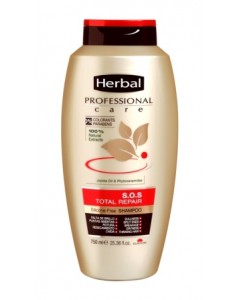 HERBAL profesionalus atkuriamasis šampūnas pažeistiems plaukams 750 ml -- UAB ESTELĖ